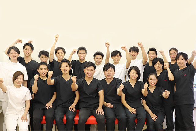 岡山むさし鍼灸整骨院グループスタッフ一同