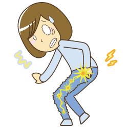 ヘルニアのイラスト