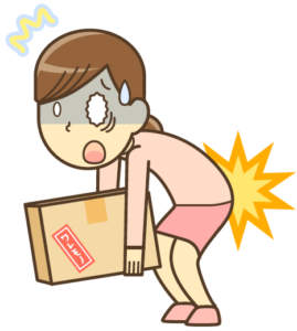 ぎっくり腰のイラスト