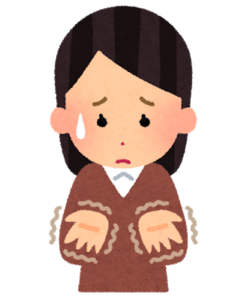 手のしびれのイラスト