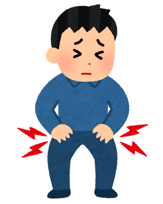 変形性股関節症のイラスト