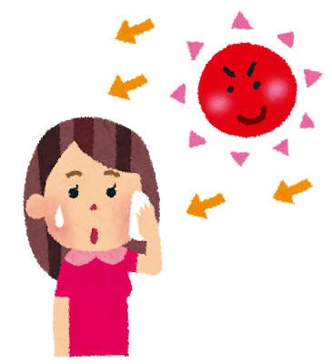 紫外線のイラスト